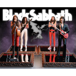 Black Sabbath Rock Iconz socha 4-Pack Sabotage Era 23 cm